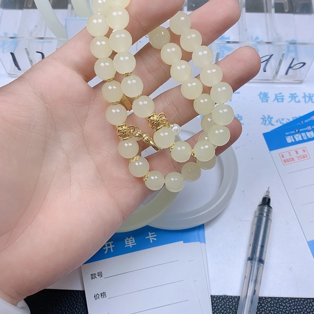 非金属珐琅蜂蜜水手串卡10