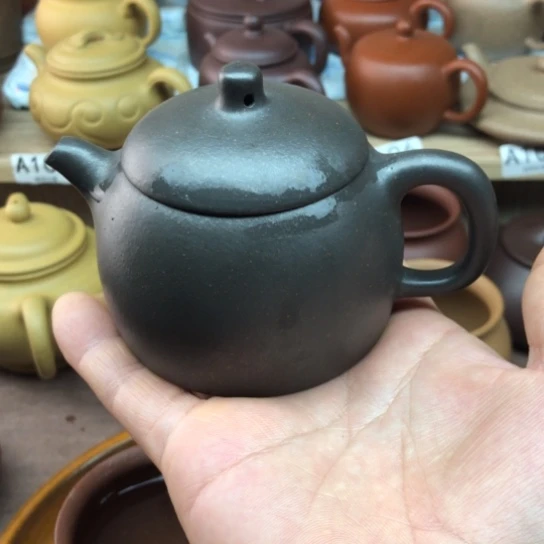 茶壶紫砂还原烧秦权150豪升左右有瑕疵
