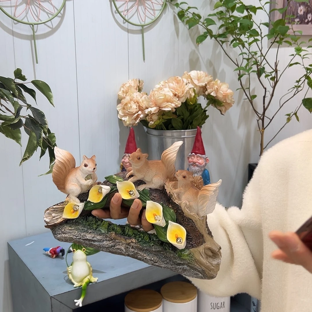 花园摆件红红火火