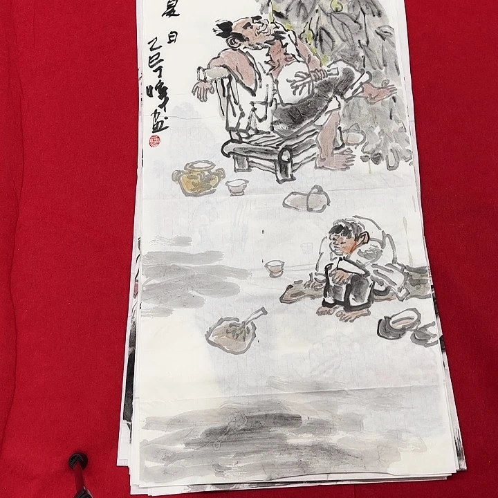 国画花鸟等图案和造型都非常
