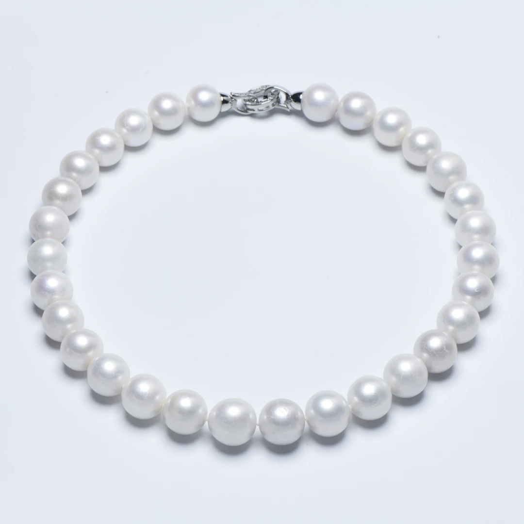 【珍言珠宝】S203  百搭气质淡水爱迪生珍珠项链13-16mm多样性发一