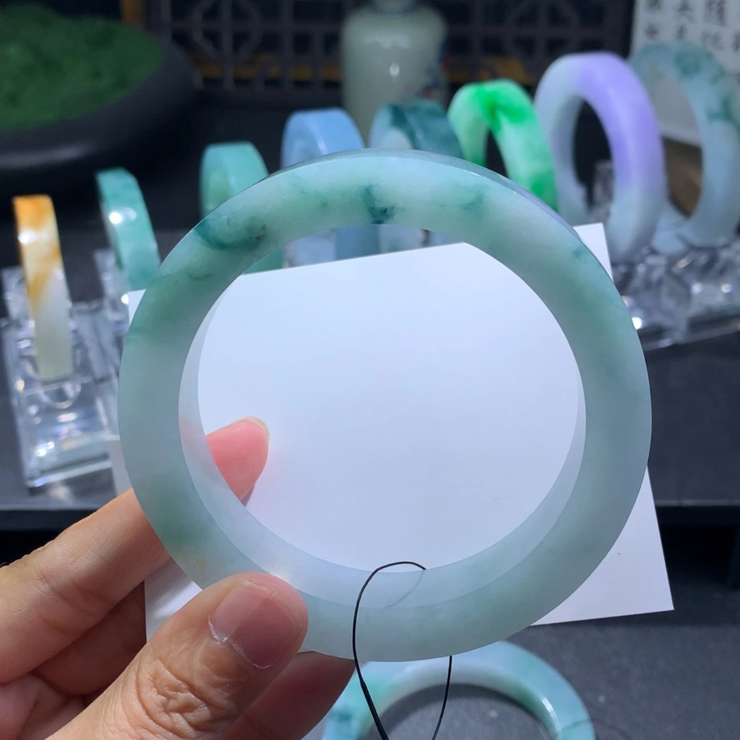 未镶嵌手镯定制翡翠暖**姥