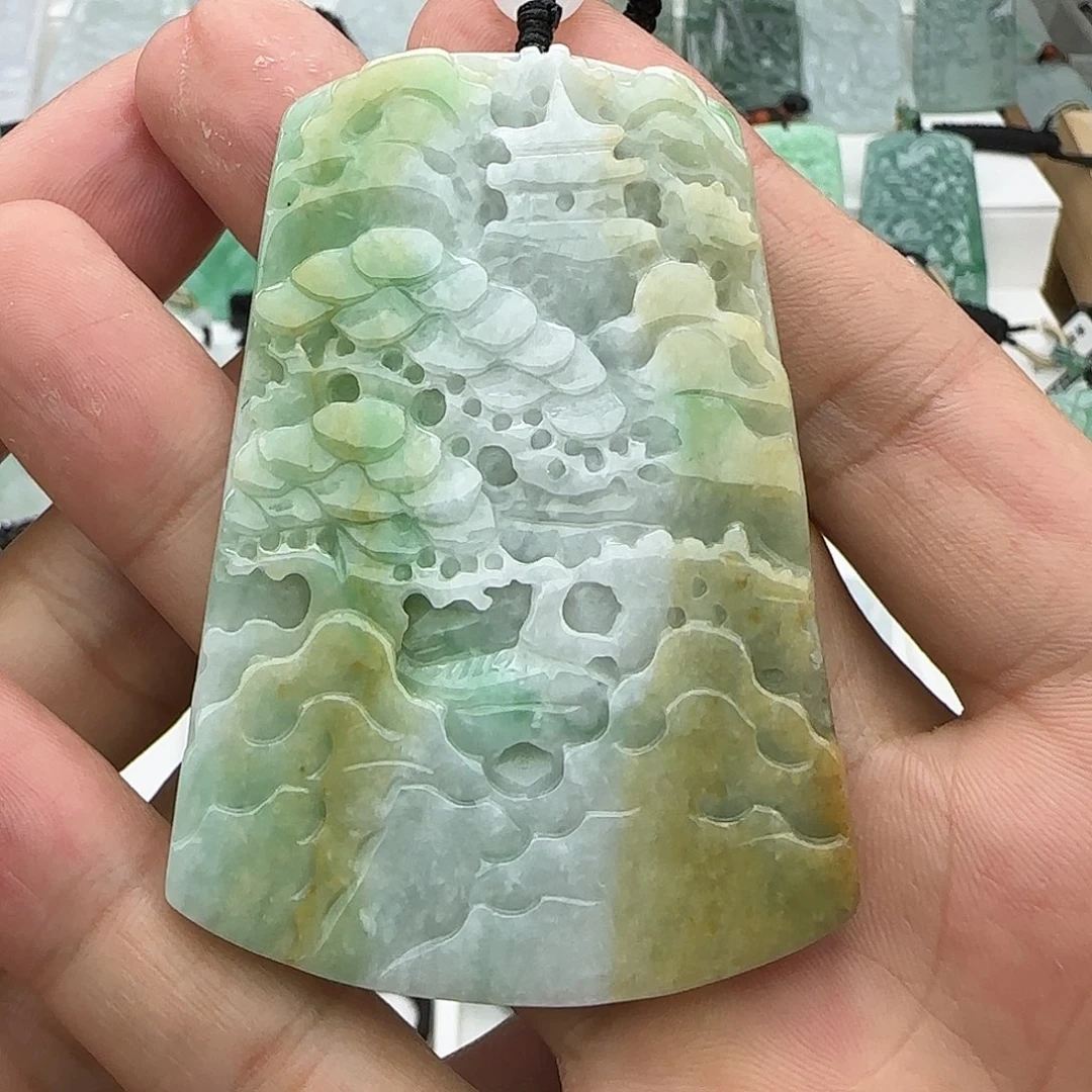 颈饰未镶嵌翡翠翡翠