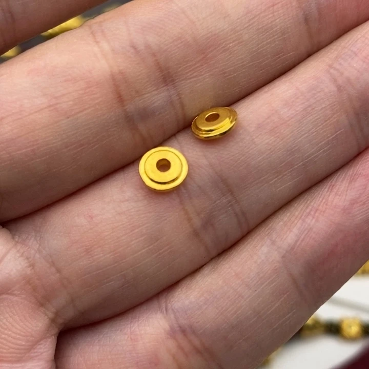 三***一足银玻璃双层飞碟6mm2片