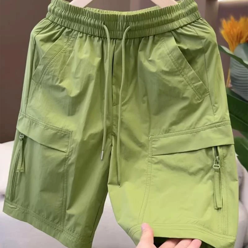 香港Npkp Couture正品/潮牌宽松工装短裤男2025夏季新款多口袋五