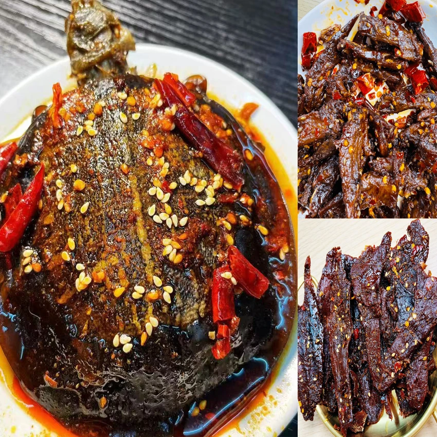 “甲鱼套餐”甲鱼+鸭肉干+梅子鸡尖+辣片+翅根1个（共5样）