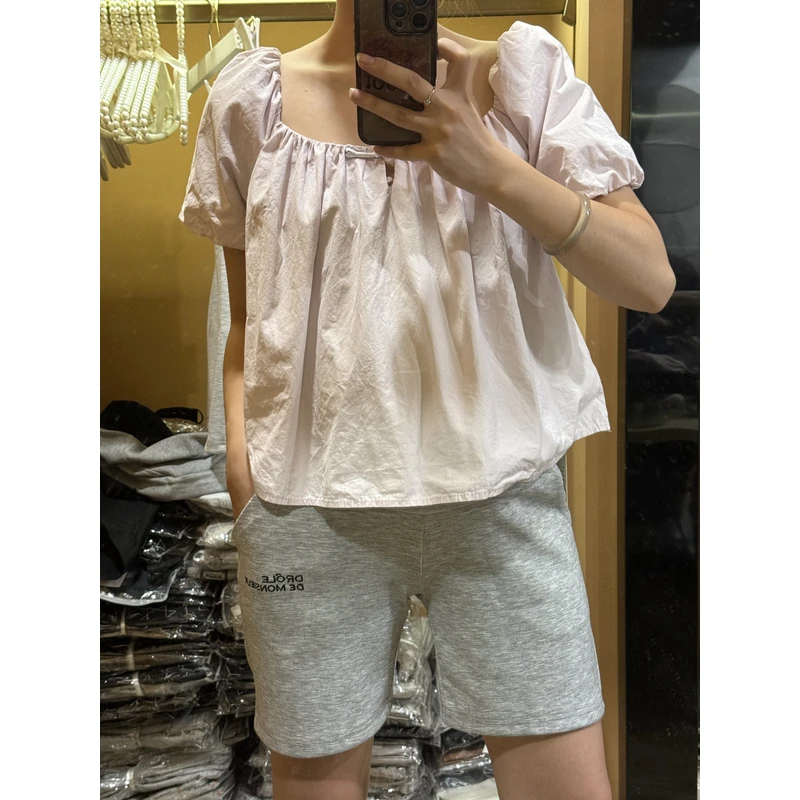 D孕妇夏季薄款短裤女夏外穿宽松直筒运动孕妇裤子夏天打底裤夏装