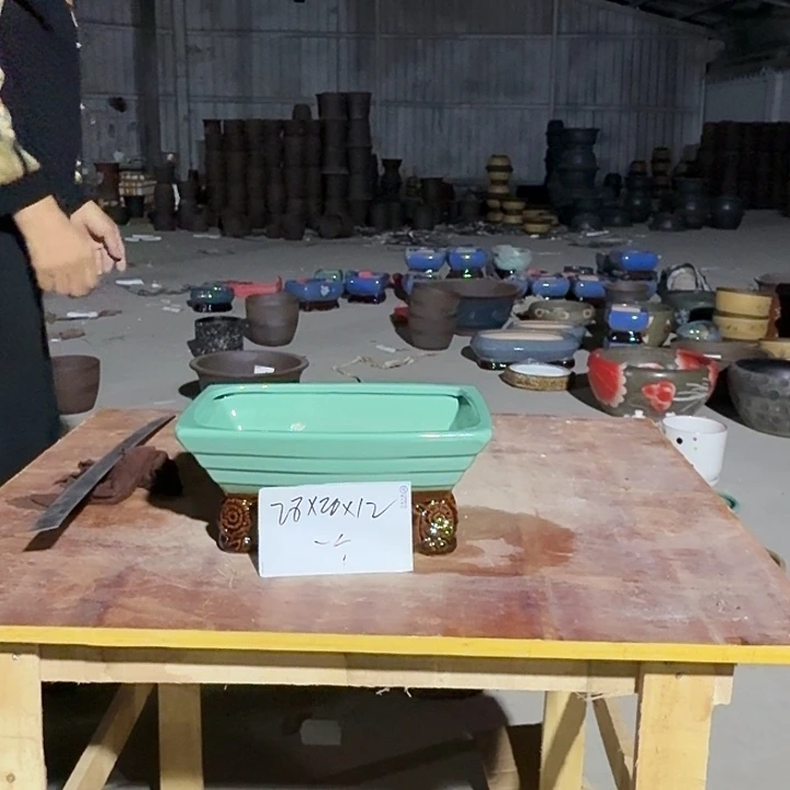 紫砂花盆手工制作52