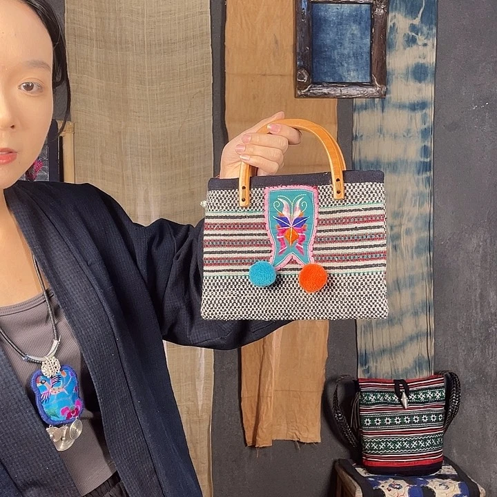 织绣手工制作包包