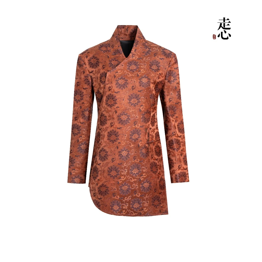 【香云走心】莲花海棠红 西装外套25Z25118819