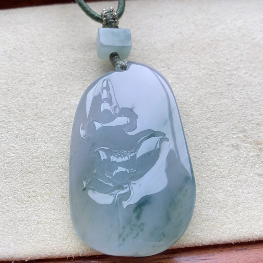 翡翠未镶嵌颈饰吊坠15