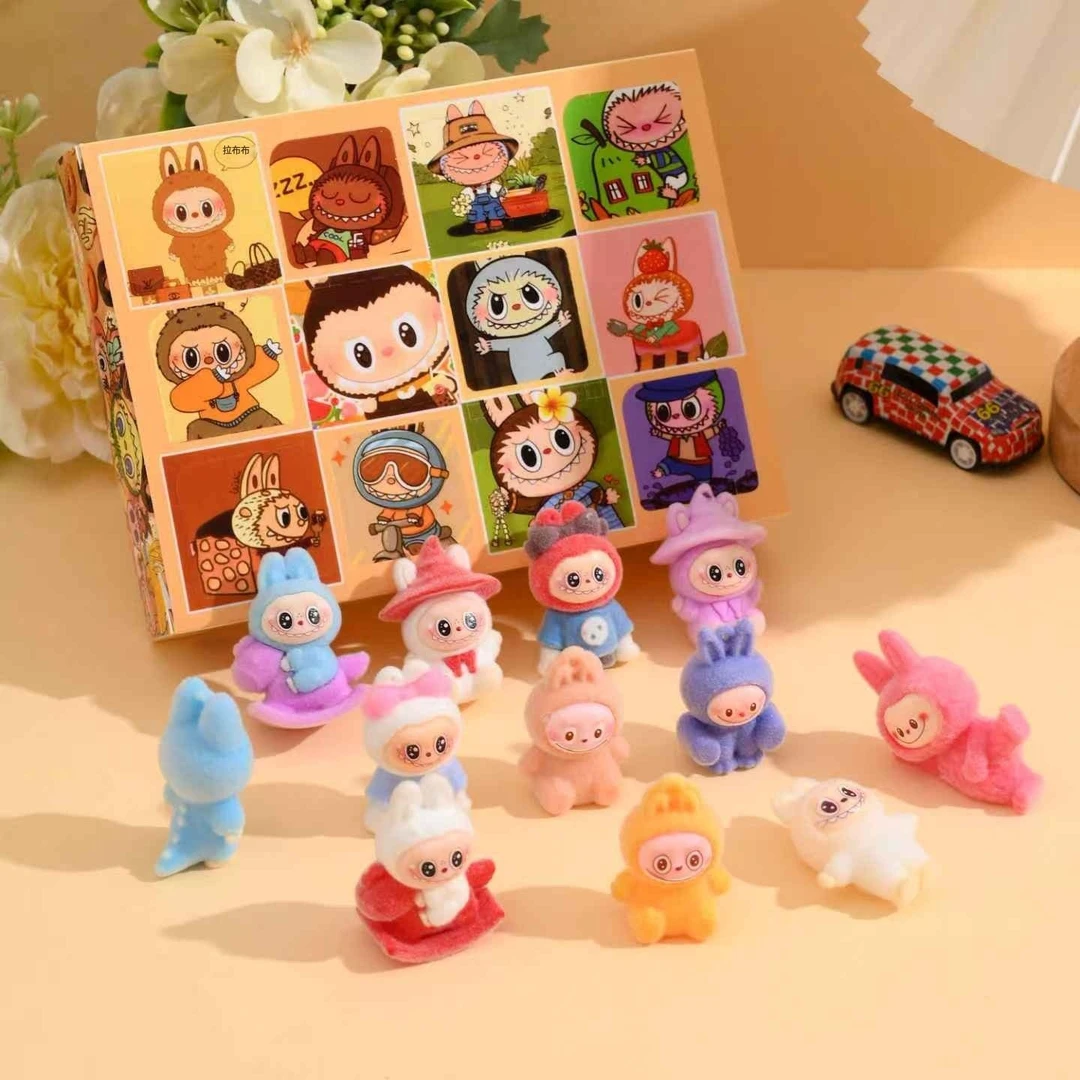 立体植绒娃娃盲盒洞洞乐盲盒公仔玩偶挂饰戳戳乐
