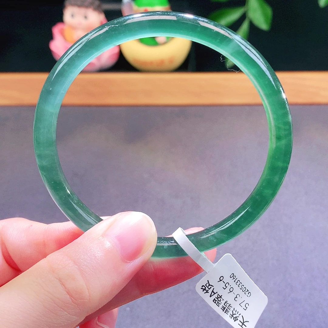 翡翠未镶嵌手镯天然翡翠