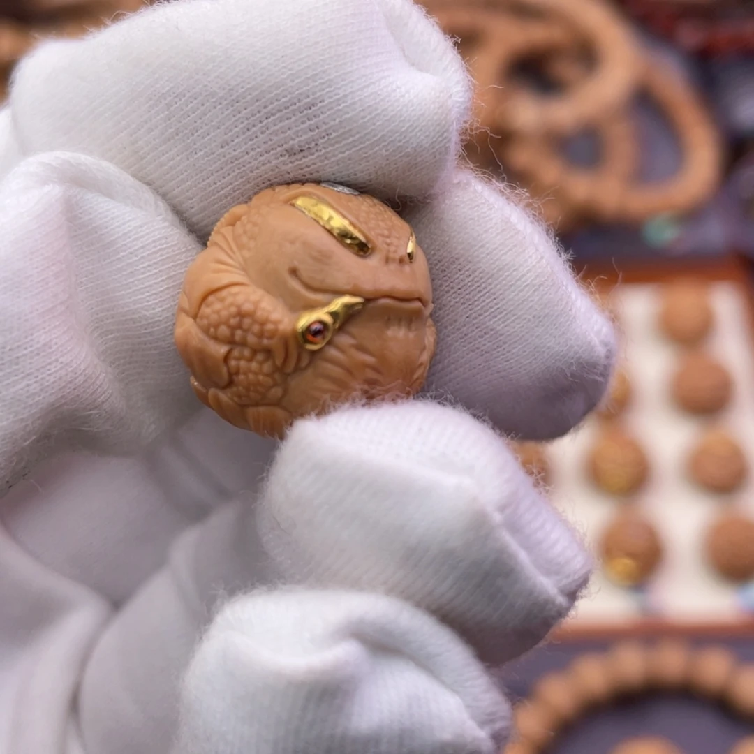 猴头核桃吊坠乐***哥满工双刀文泰镶嵌