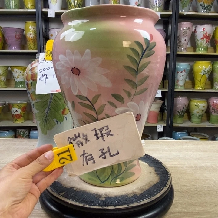景德镇高温陶瓷花盆