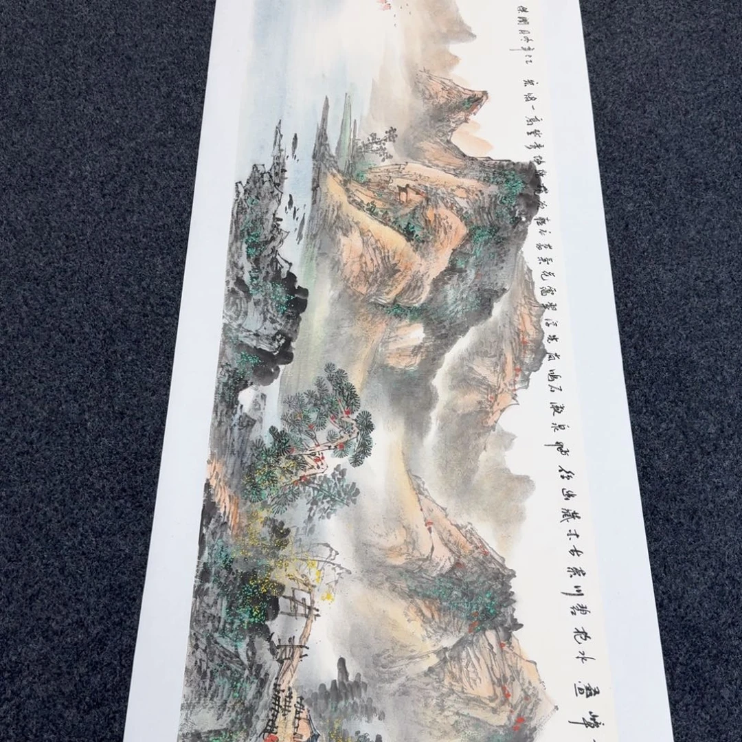 国画国画作品山水花鸟纯手绘