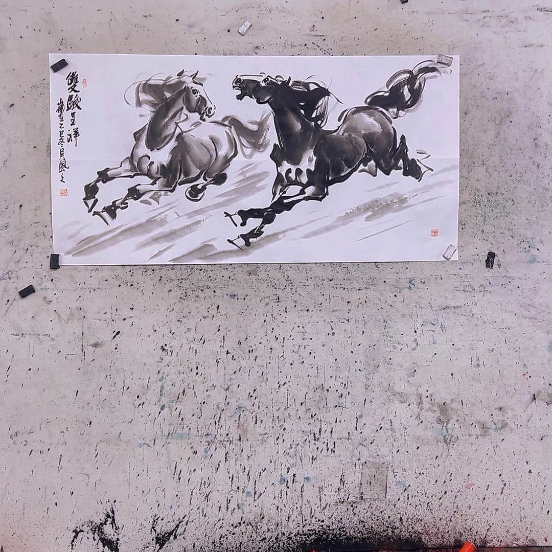 国画四尺138x70cmcm