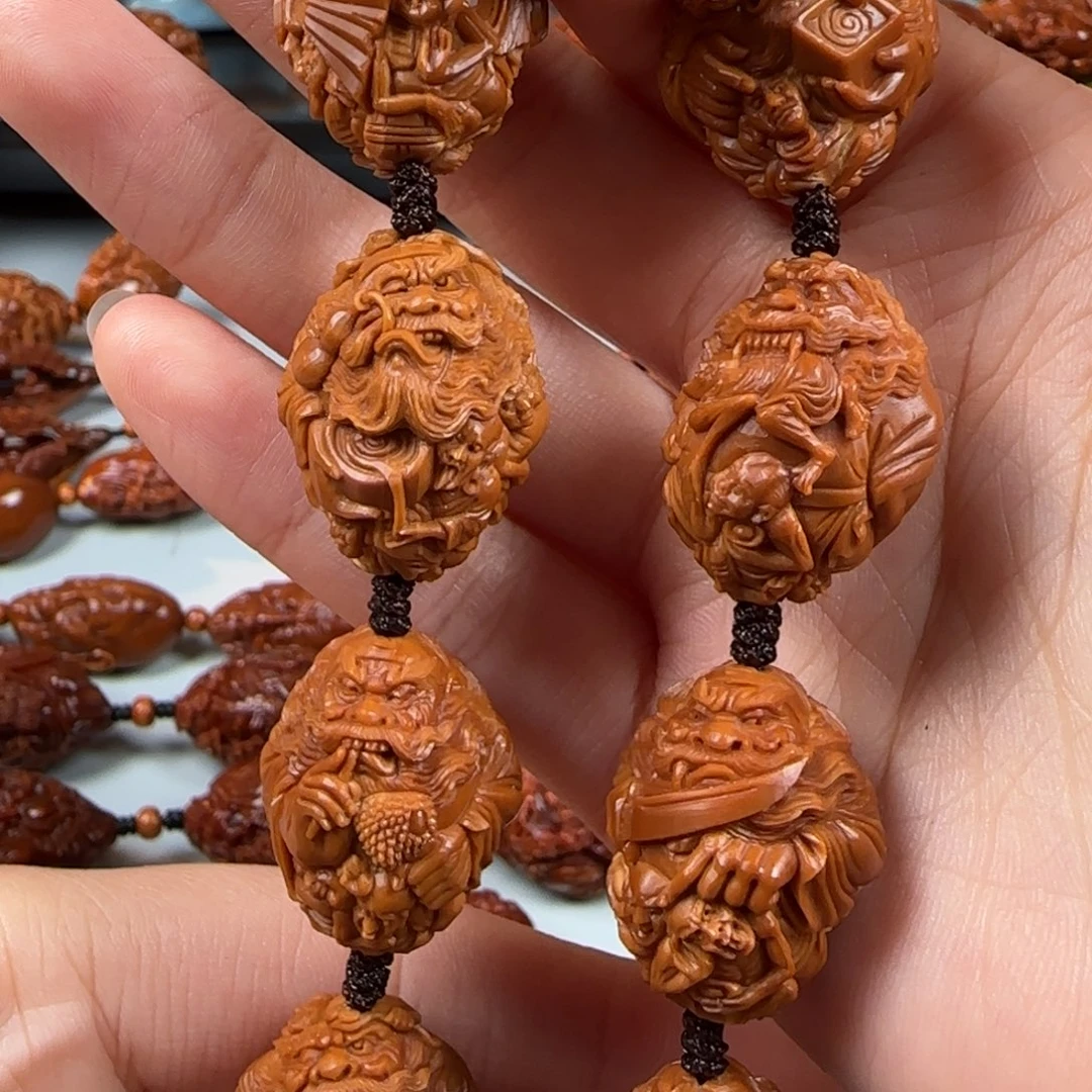 手串橄榄核铁核五鬼钟馗手持