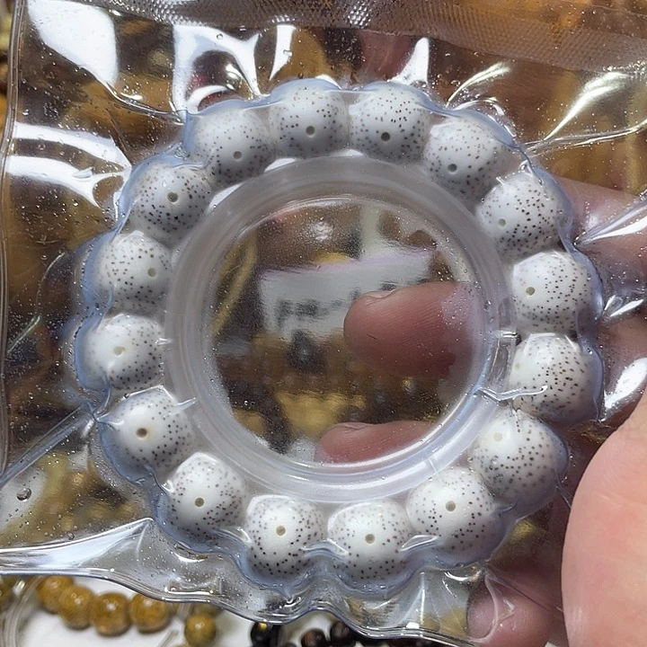 手串星月菩提16-15老型桶月朗星稀大眼睛脱脂顺白