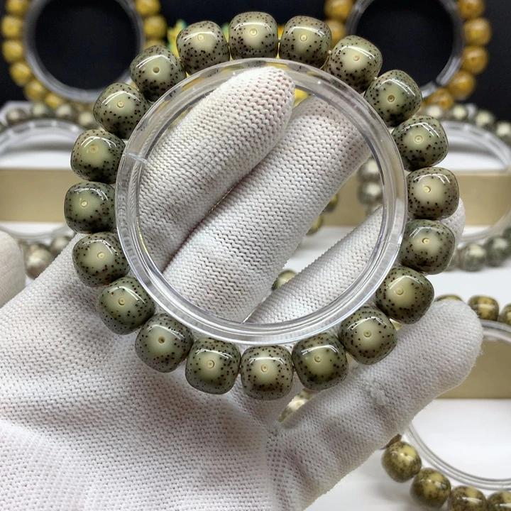 星月菩提手串8号 绿幽灵12/11