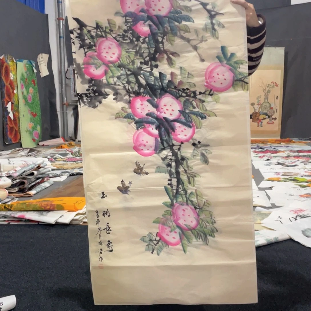 国画国画作品画心一张