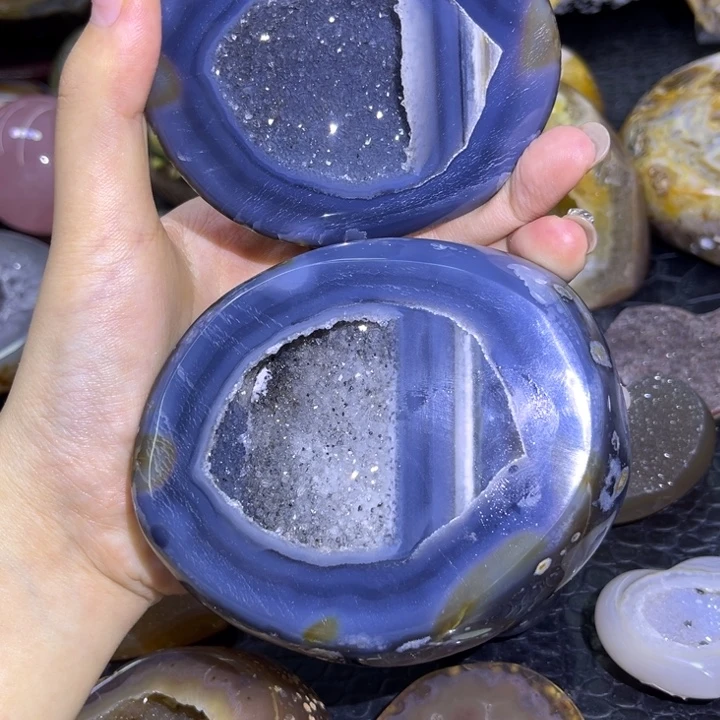 水晶未镶嵌发饰彩晶盆