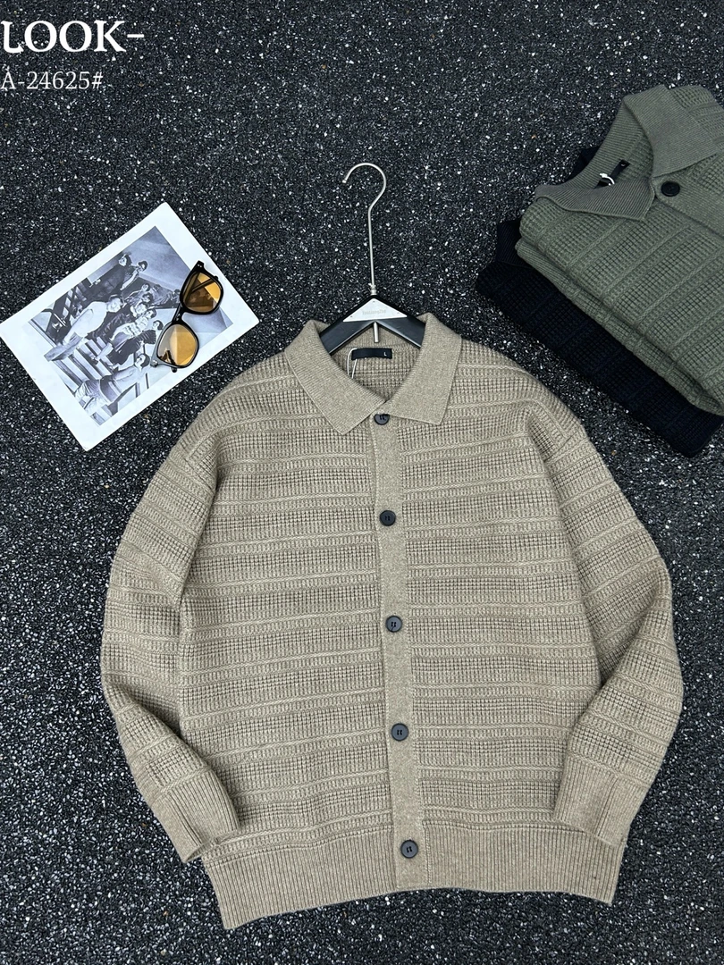 【24625】春秋冬新款百搭休闲设计师针织毛衣24625*88
