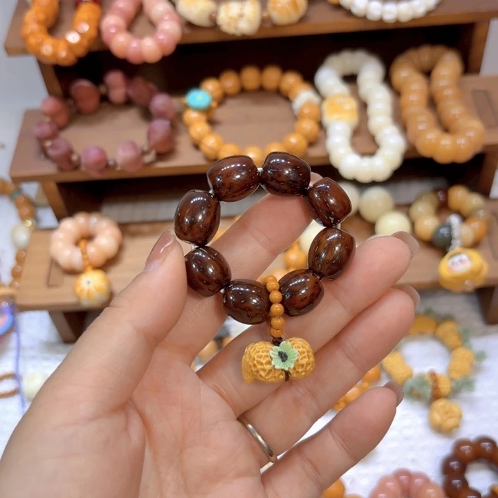 星月菩提手串紫金鼠手捻花生