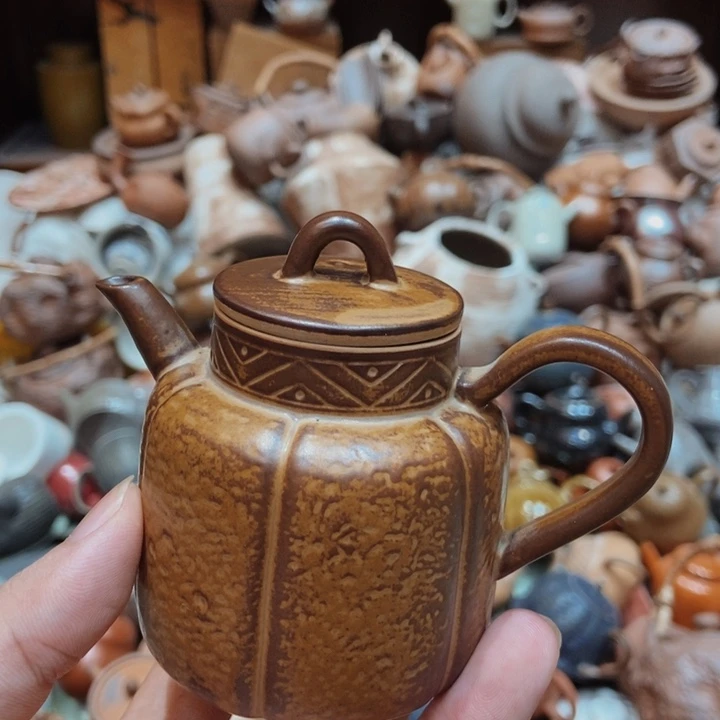 柴烧老岩泥高端茶器