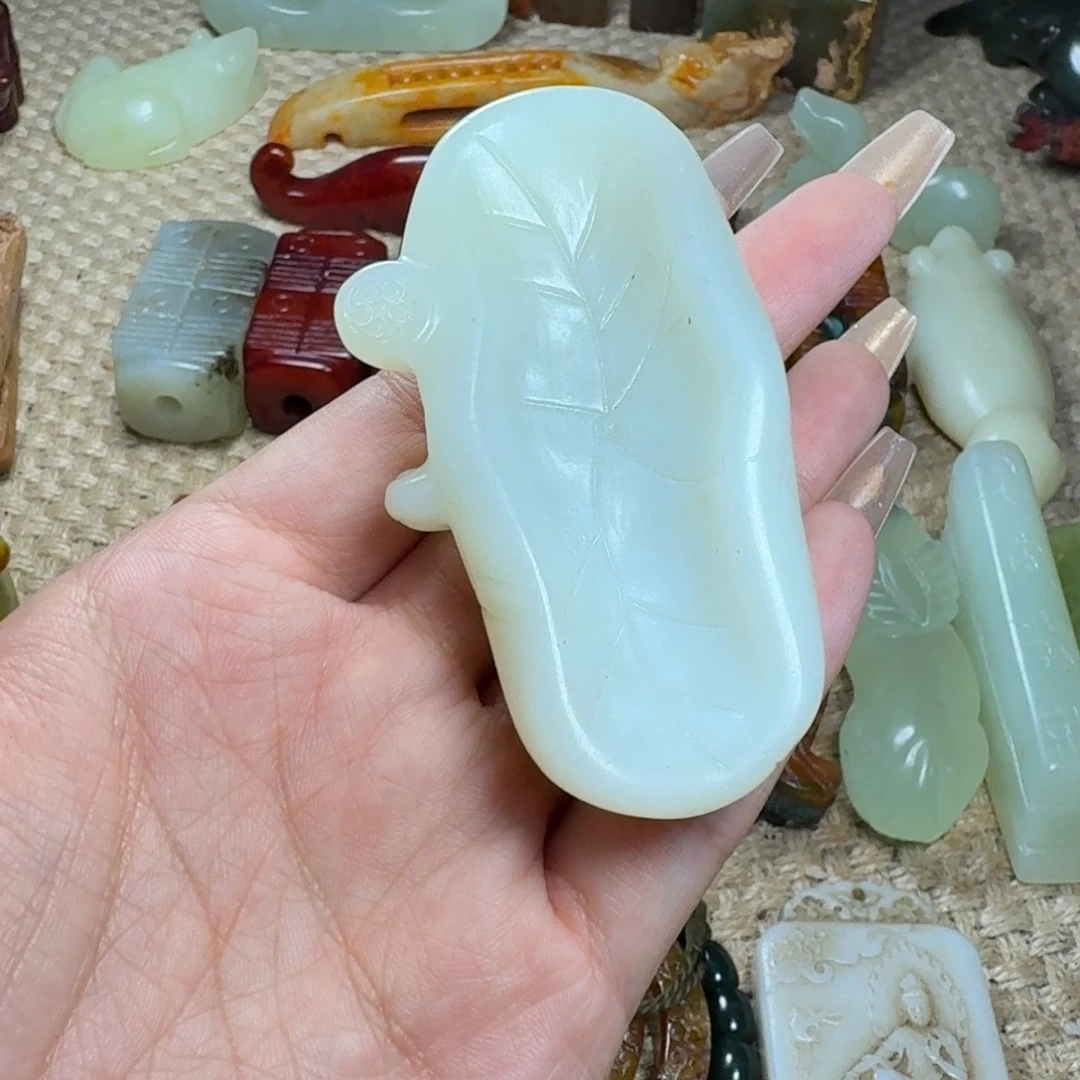 吊坠白玉菩提挂件