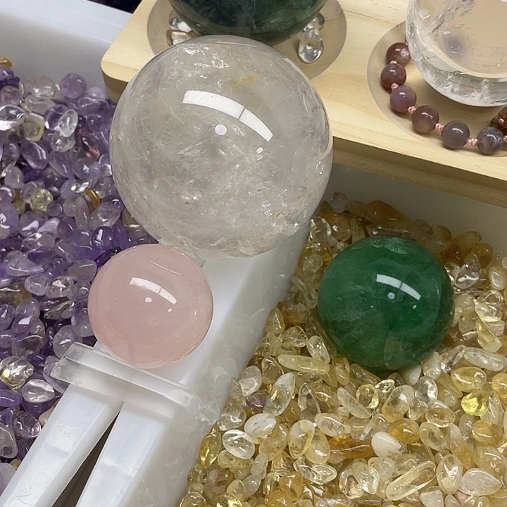 球未镶嵌水晶酢****?白水晶