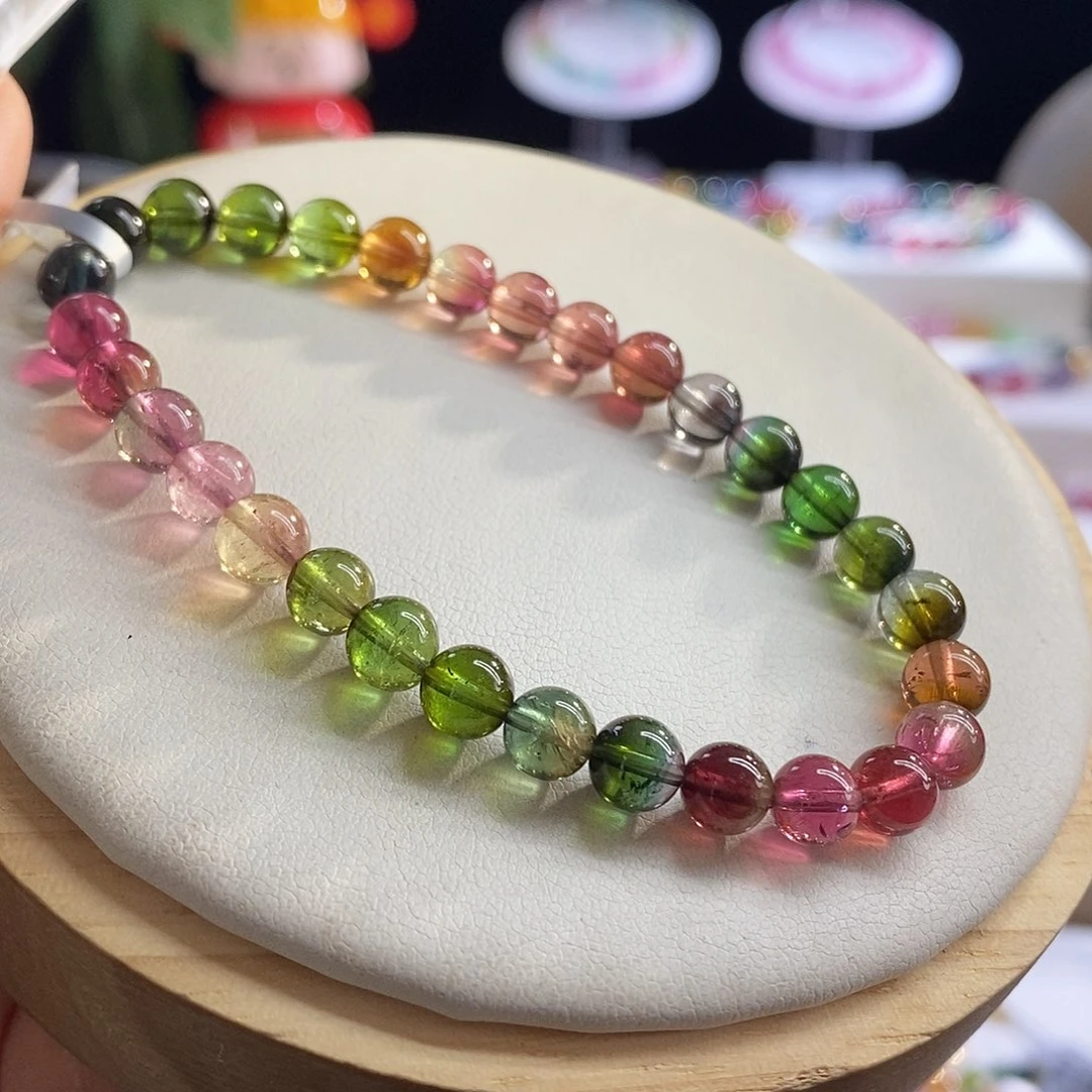 未镶嵌手链碧玺西瓜