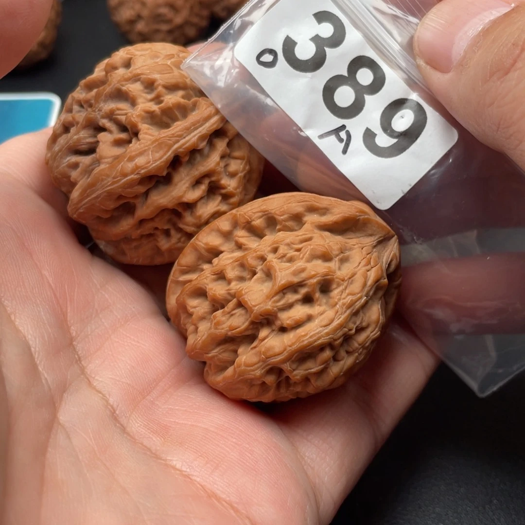 吊坠文玩核桃红锦鲤42