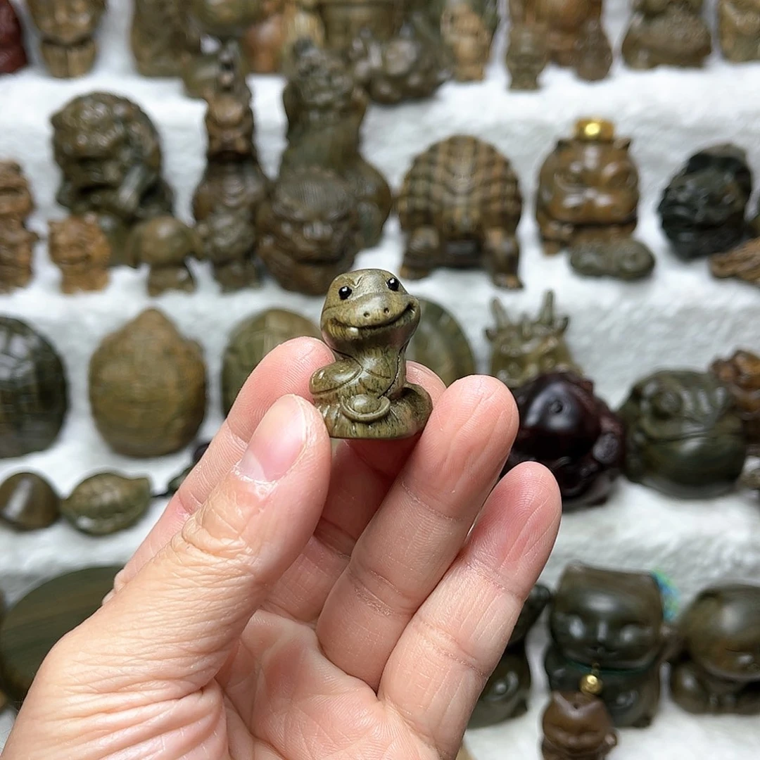 维腊木（绿檀）幸****版小蛇手机挂