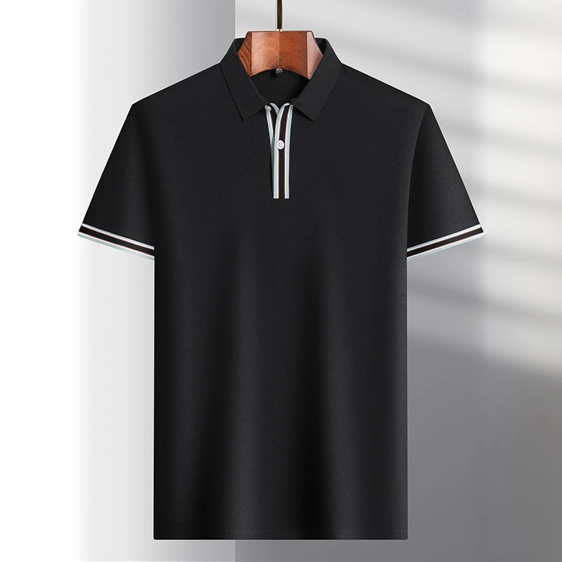 尼皮怀恩夏季男士纯棉短袖polo衫新款百搭休闲T恤上衣品质男装