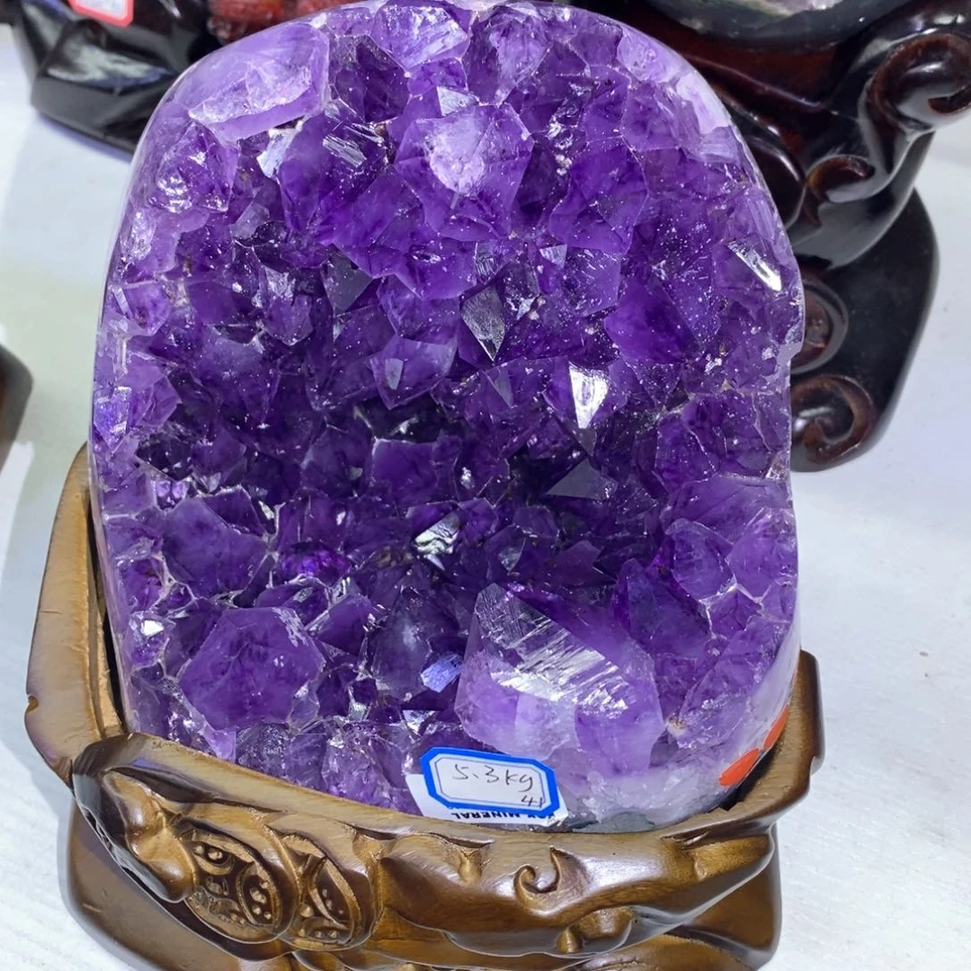 紫晶摆件未镶嵌莹