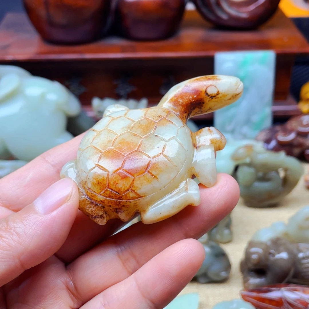 白玉菩提吊坠摆件