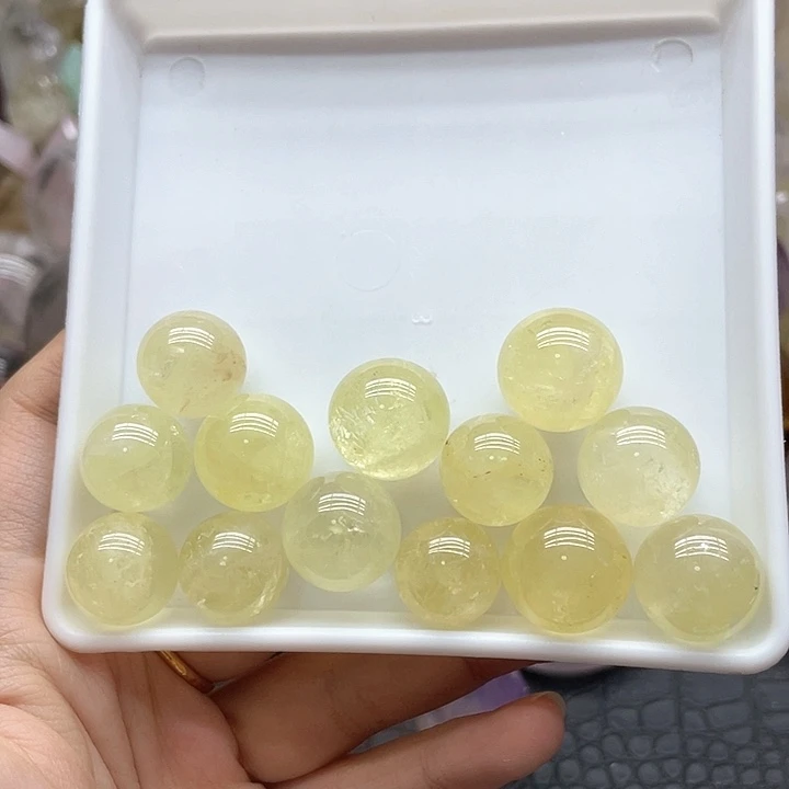 珠宝半成品未镶嵌水晶11黄水晶单株