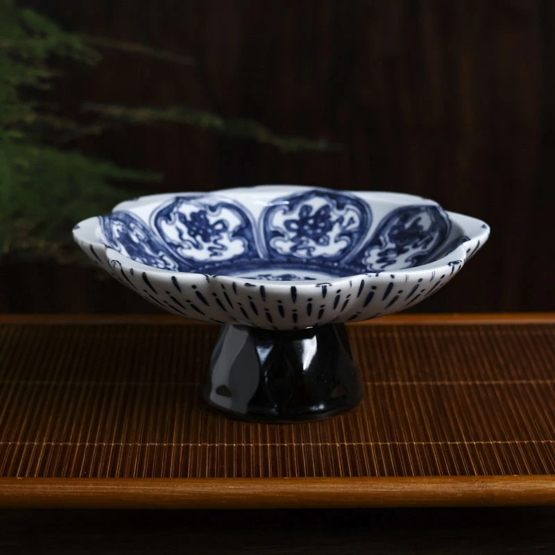 【老王】心想事成花边果盘（Q4724）