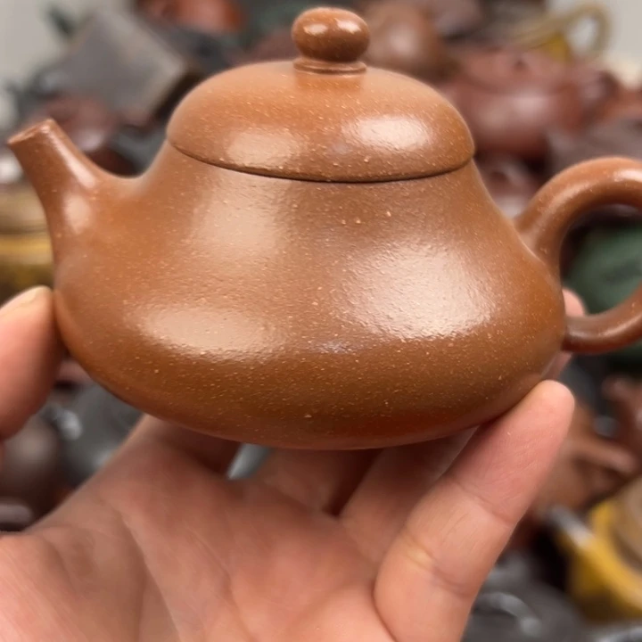 茶壶紫砂紫砂壶把裂