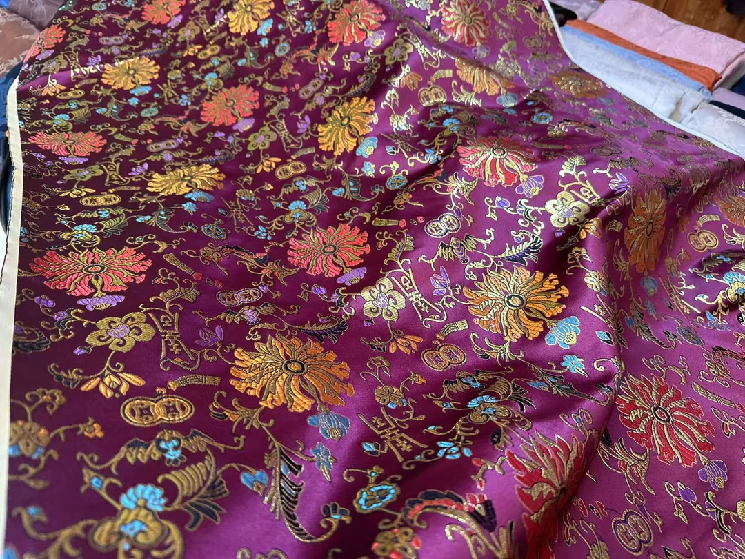 尼伦曼努格7米蒙古袍子料