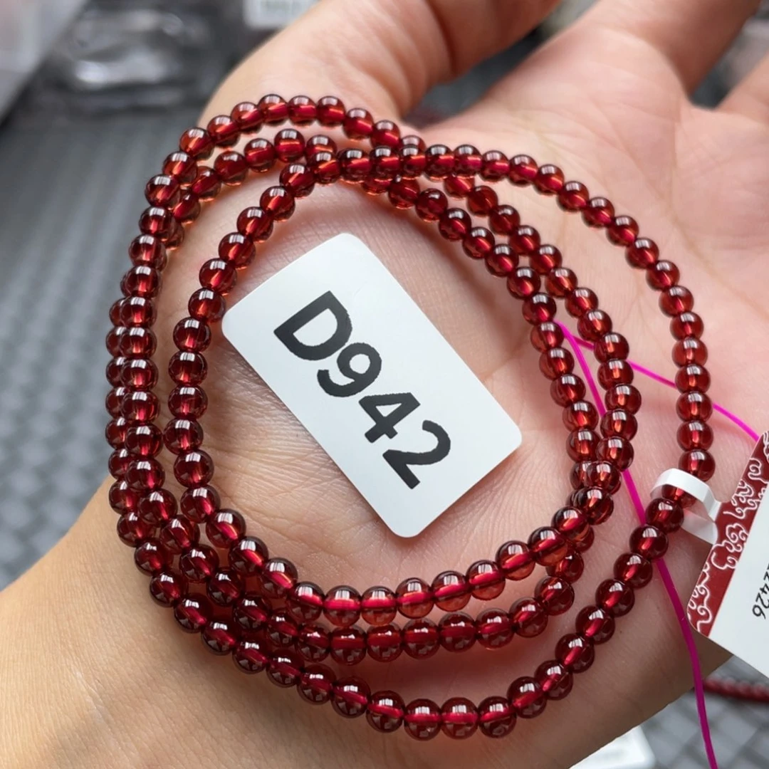 未镶嵌手链石榴石