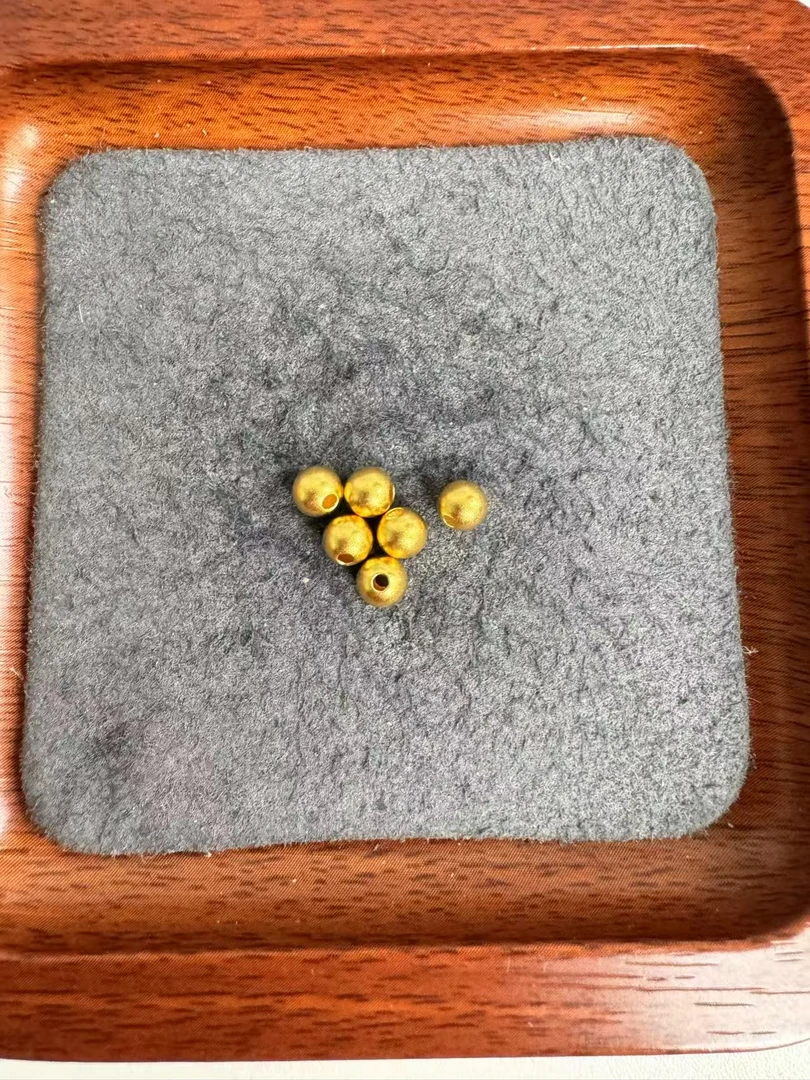 足金999 卡5古法金珠