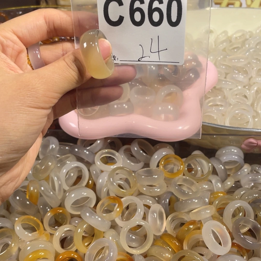 未镶嵌戒指玛瑙/玉髓660
