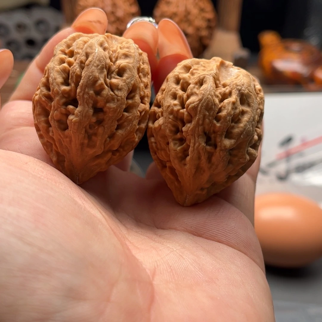 文玩核桃把件关东木子家楸大胖81