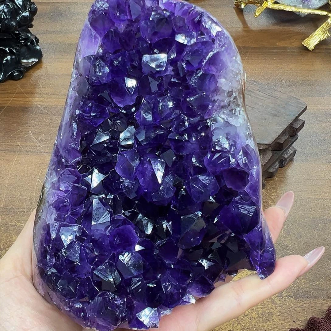 紫晶摆件未镶嵌天然水晶大型摆件未镶嵌