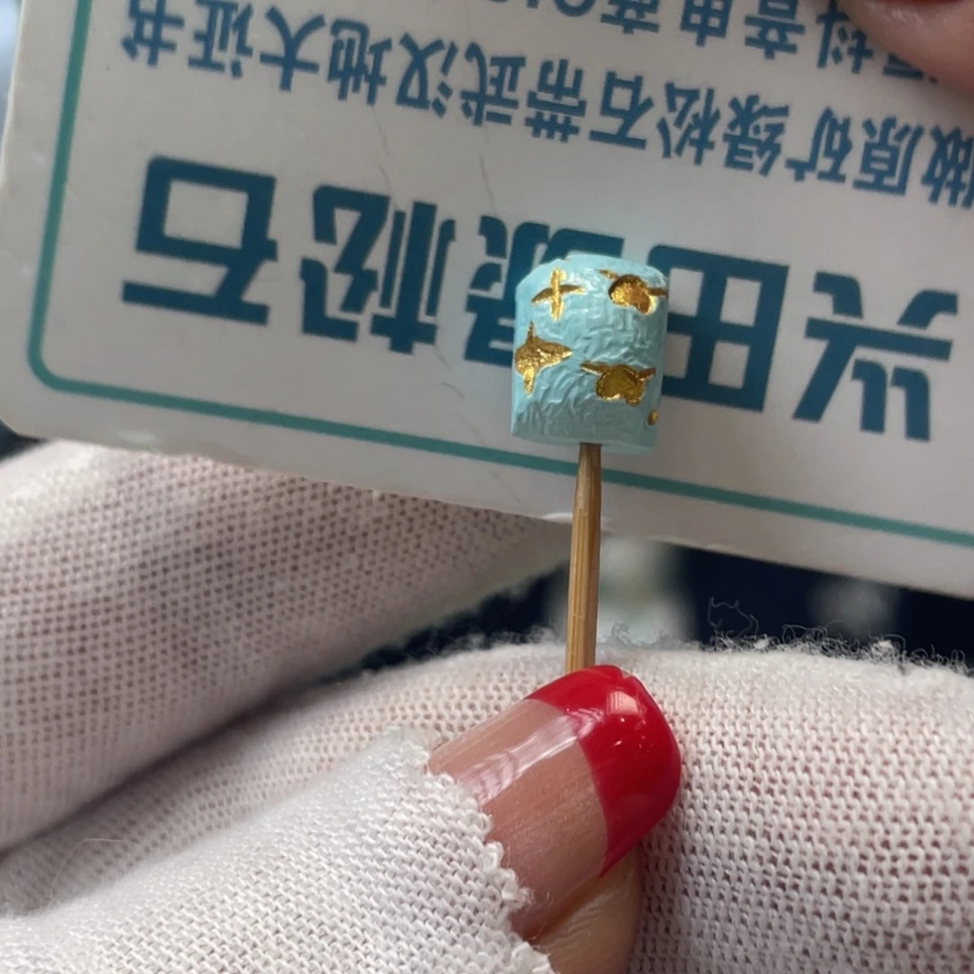 绿松石未镶嵌挂件