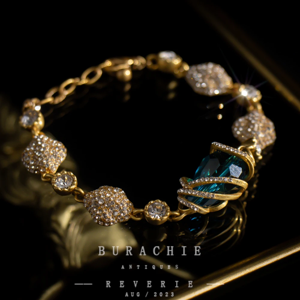 铜合金仿水晶手链 【6283】周年珍藏英｜经典原标克拉款CrownFrett