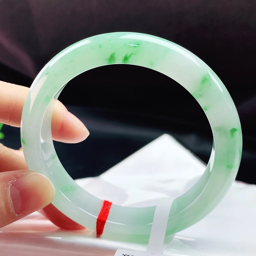 未镶嵌手镯翡翠56+圈