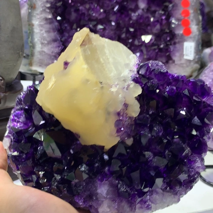 你***田珠宝半成品紫晶未镶嵌紫晶